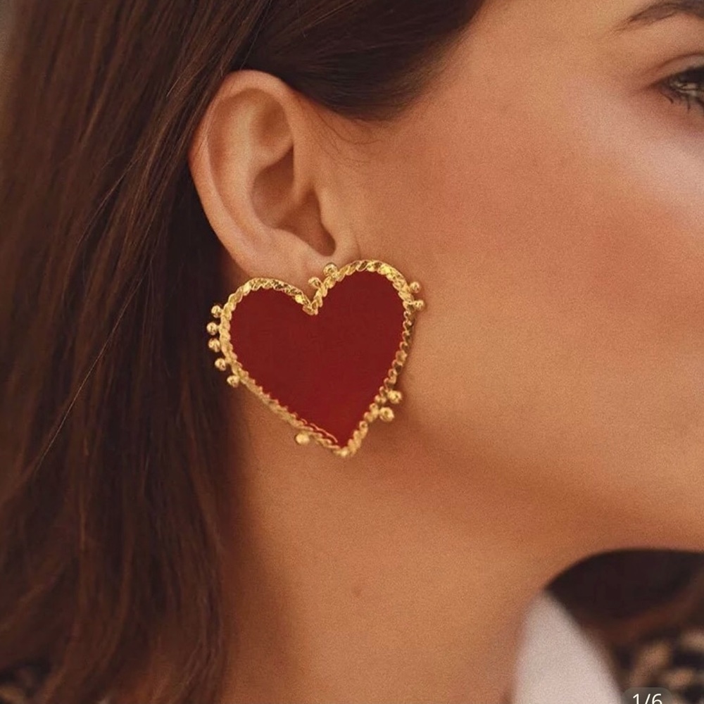 Heart shaped earrings